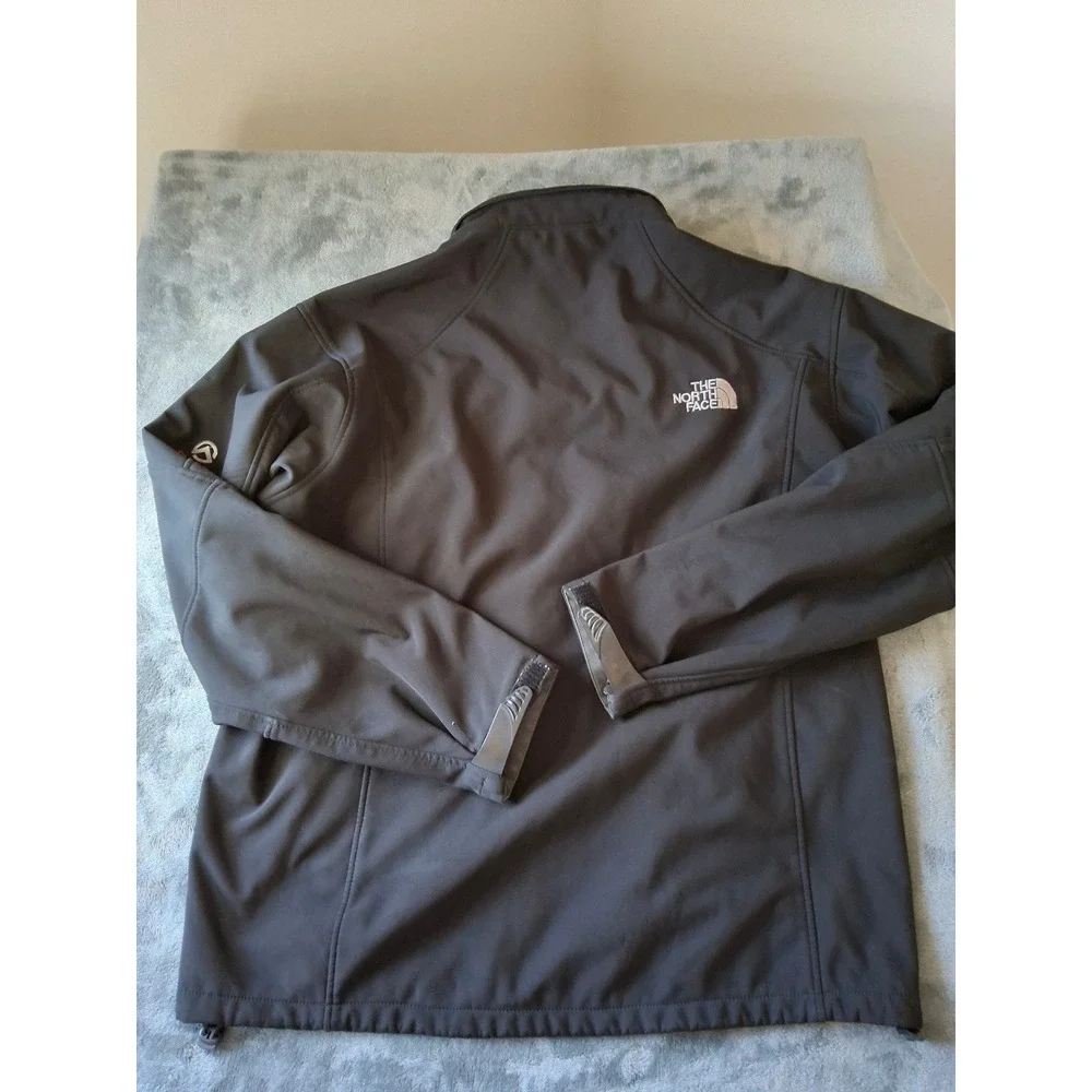 The North Face Summit Series Softshell Jacket Mens XXL Black Full Zip Fleece